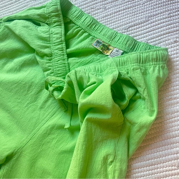 100% Cotton Green Capri Pants Size 2X - Picture 5 of 7